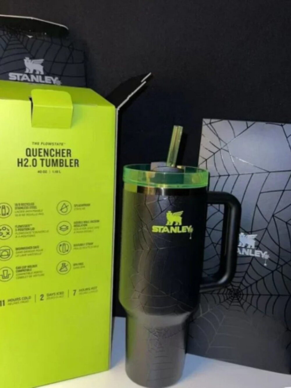 Stanley 40oz Tumbler – Halloween Web Glow | LIMITED EDITION